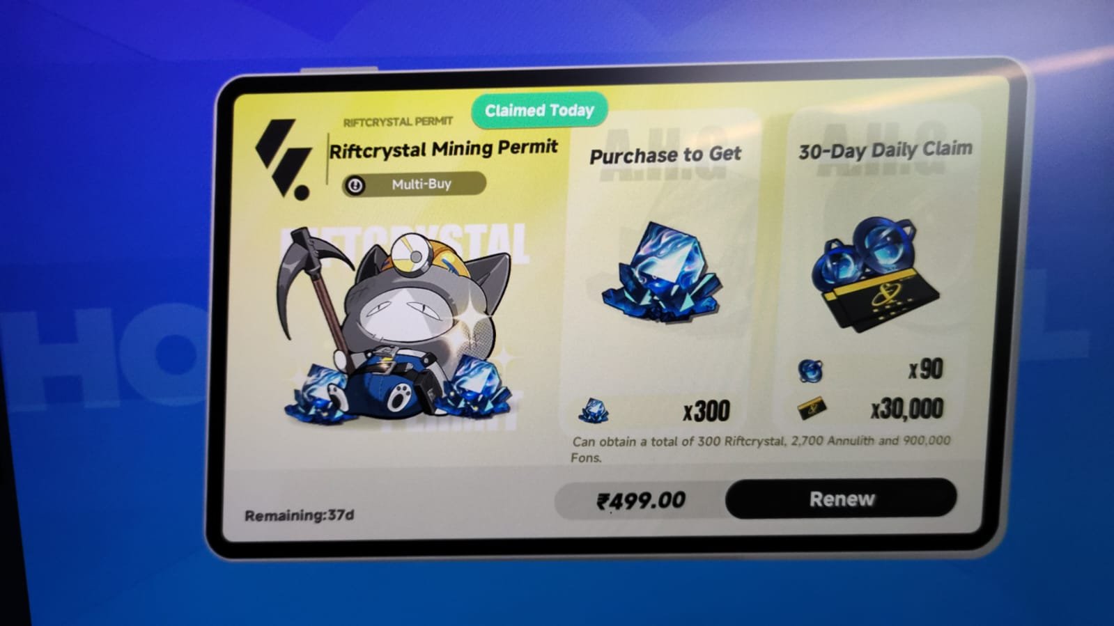 Neverness to Everness – Mining Permit [Login] photo review