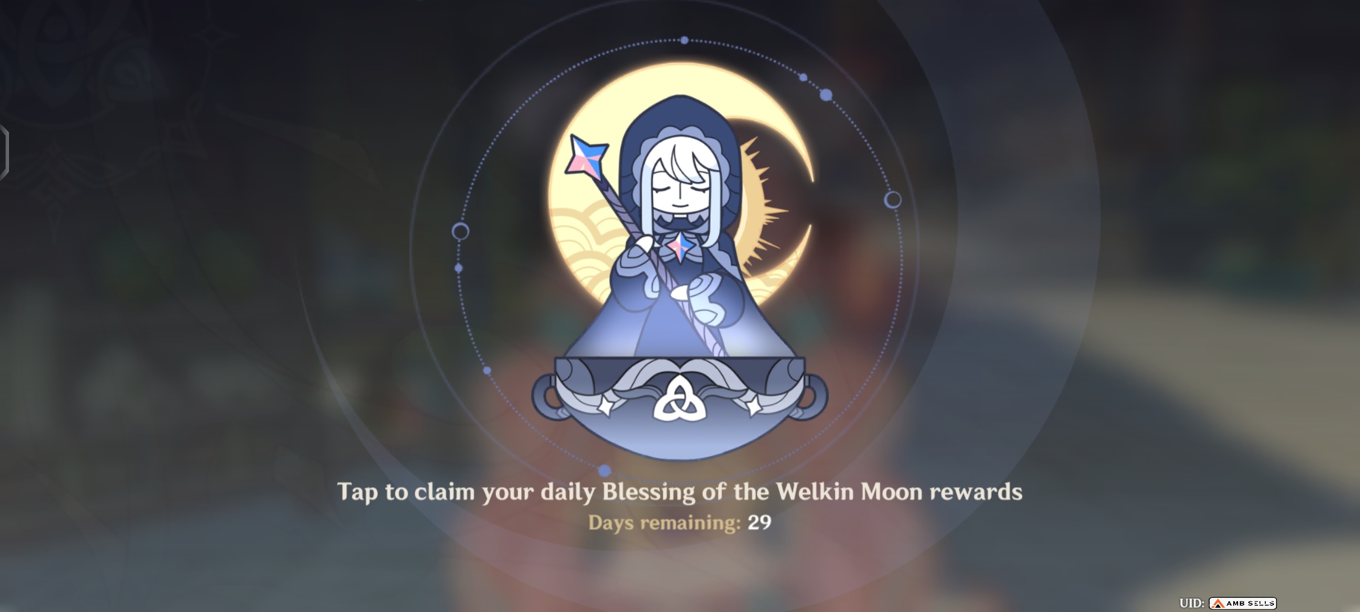 Genshin Impact - Blessing of the Welkin Moon [UID] photo review