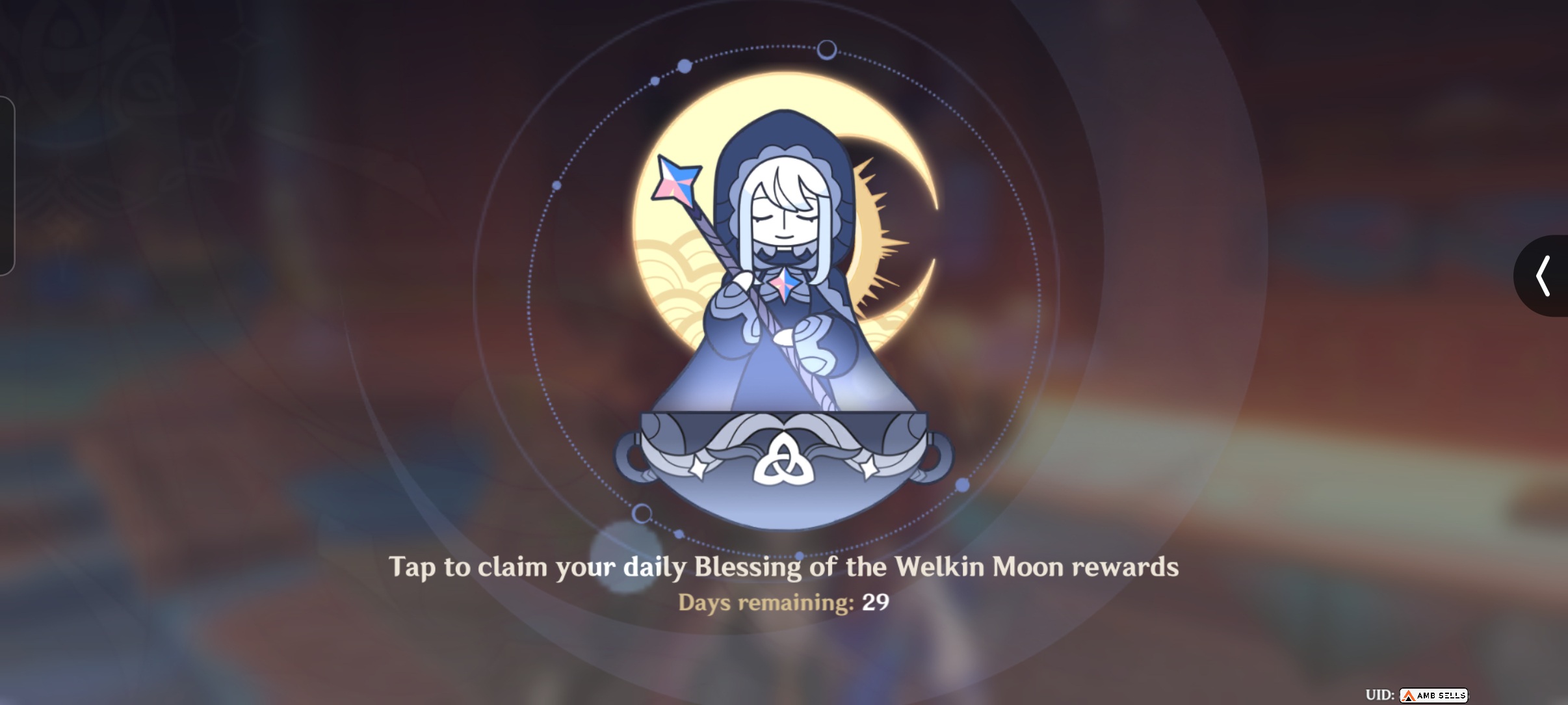 Genshin Impact - Blessing of the Welkin Moon [UID] photo review
