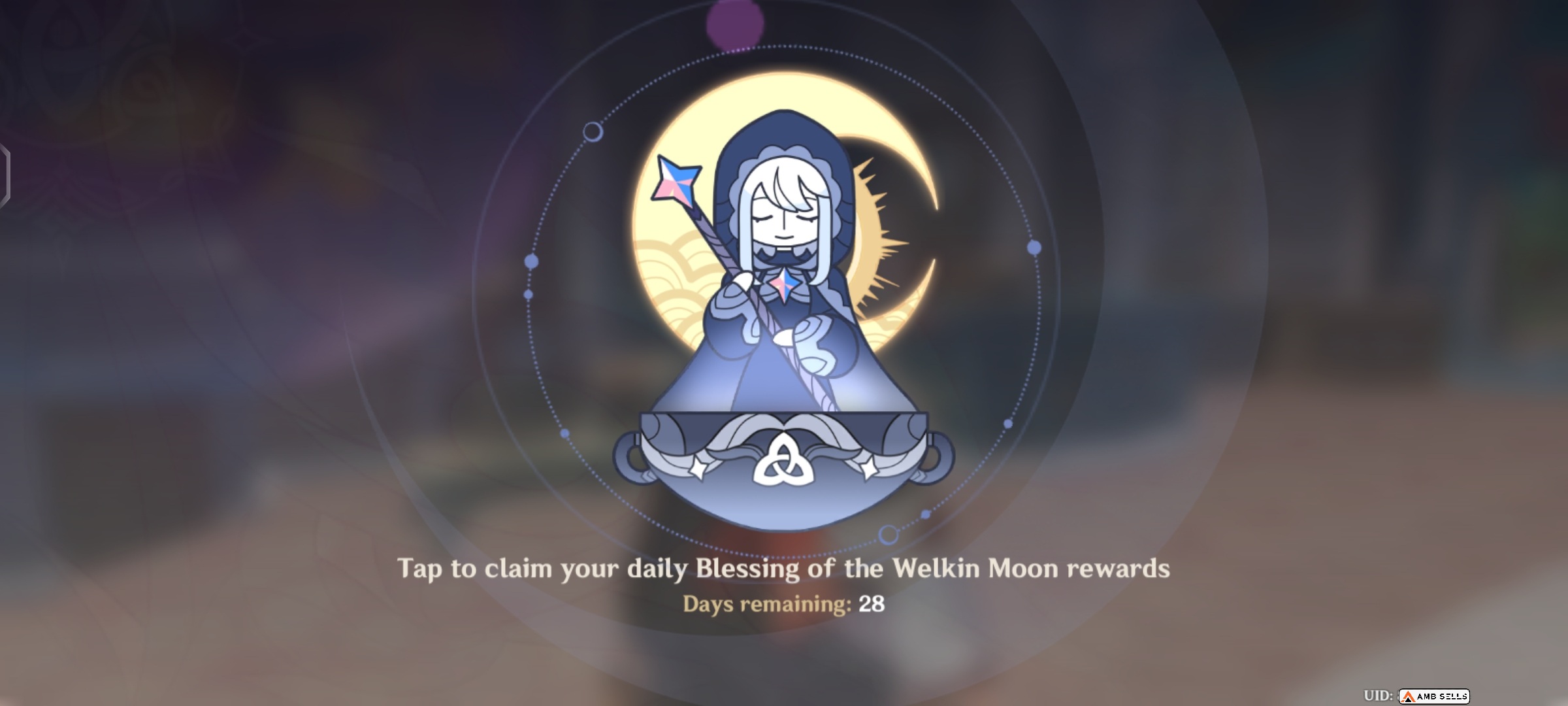 Genshin Impact - Blessing of the Welkin Moon [UID] photo review