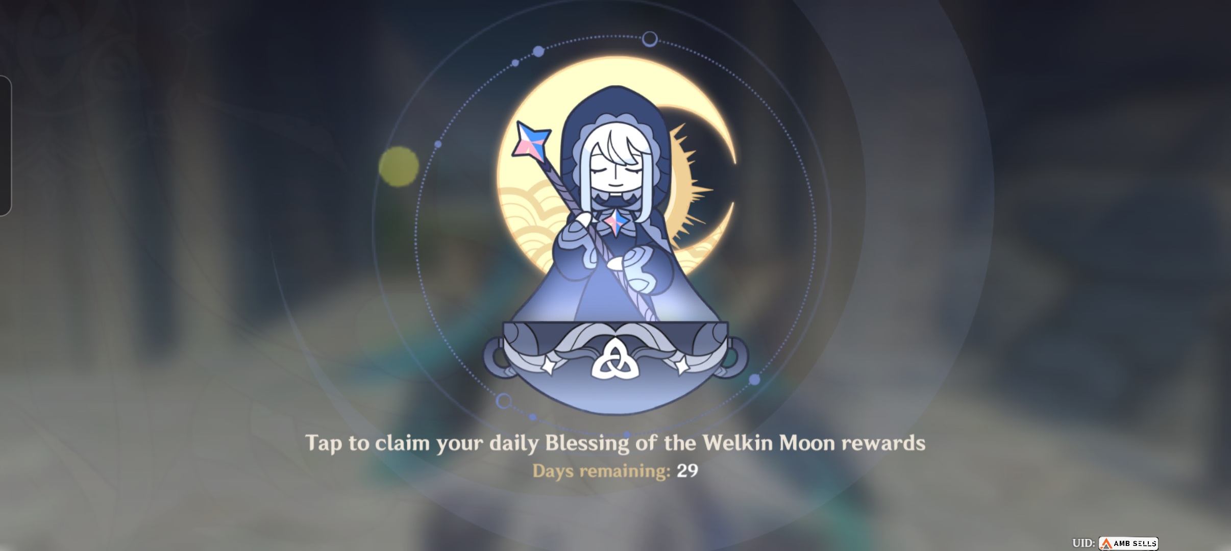 Genshin Impact - Blessing of the Welkin Moon [UID] photo review