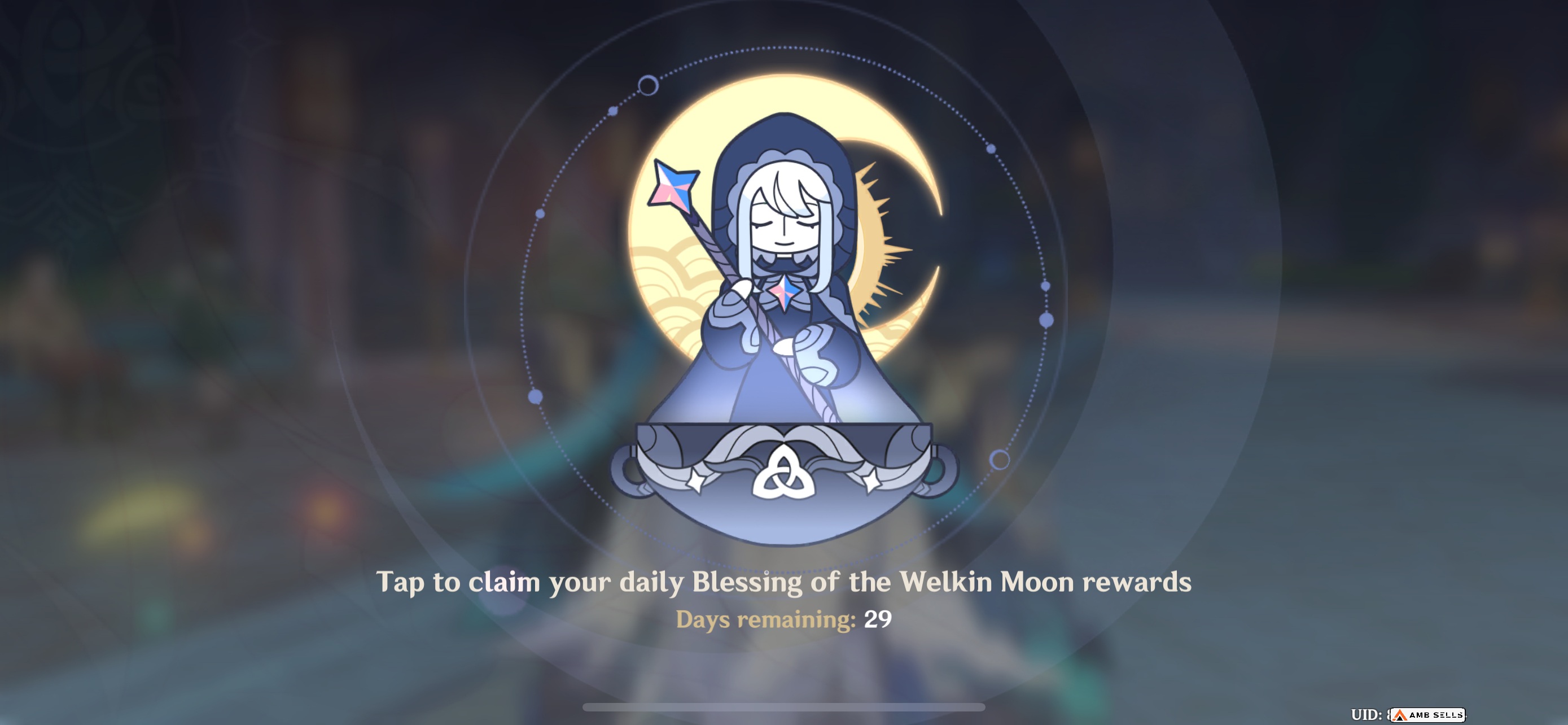 Genshin Impact - Blessing of the Welkin Moon [UID] photo review