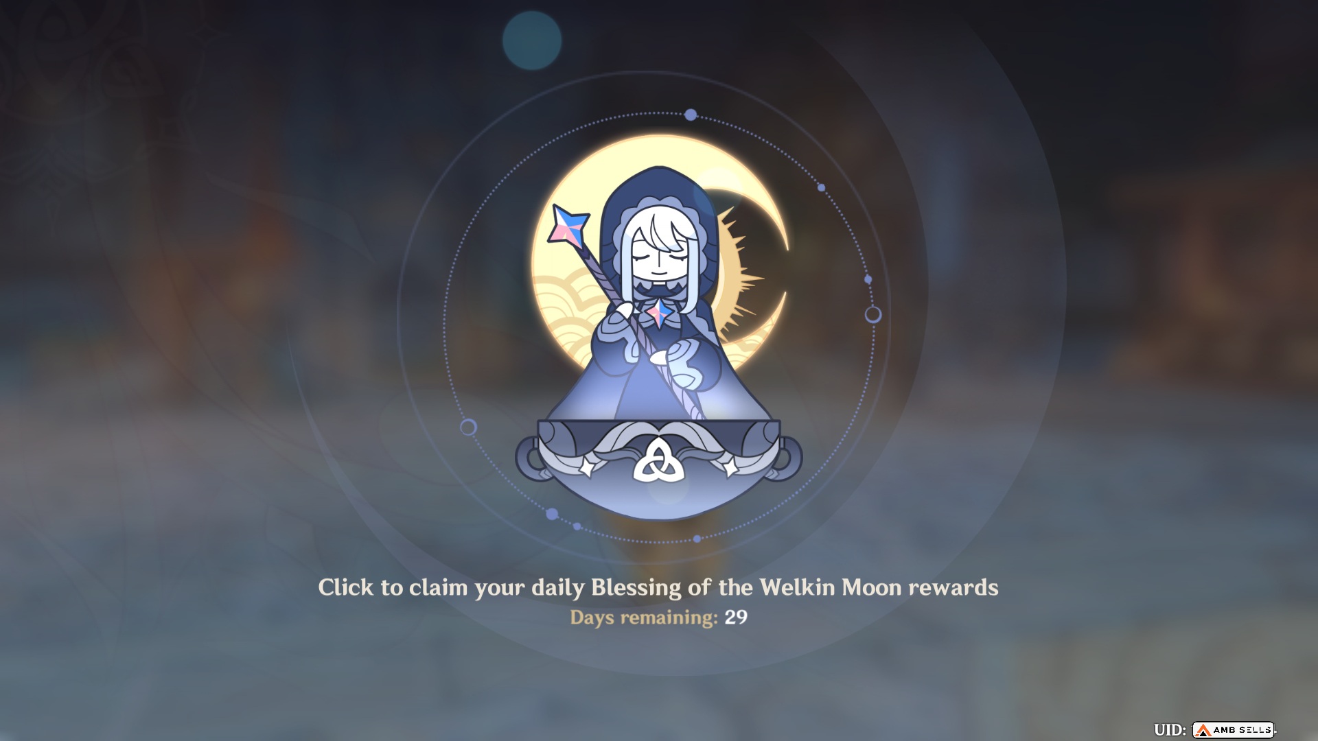 Genshin Impact - Blessing of the Welkin Moon [UID] photo review