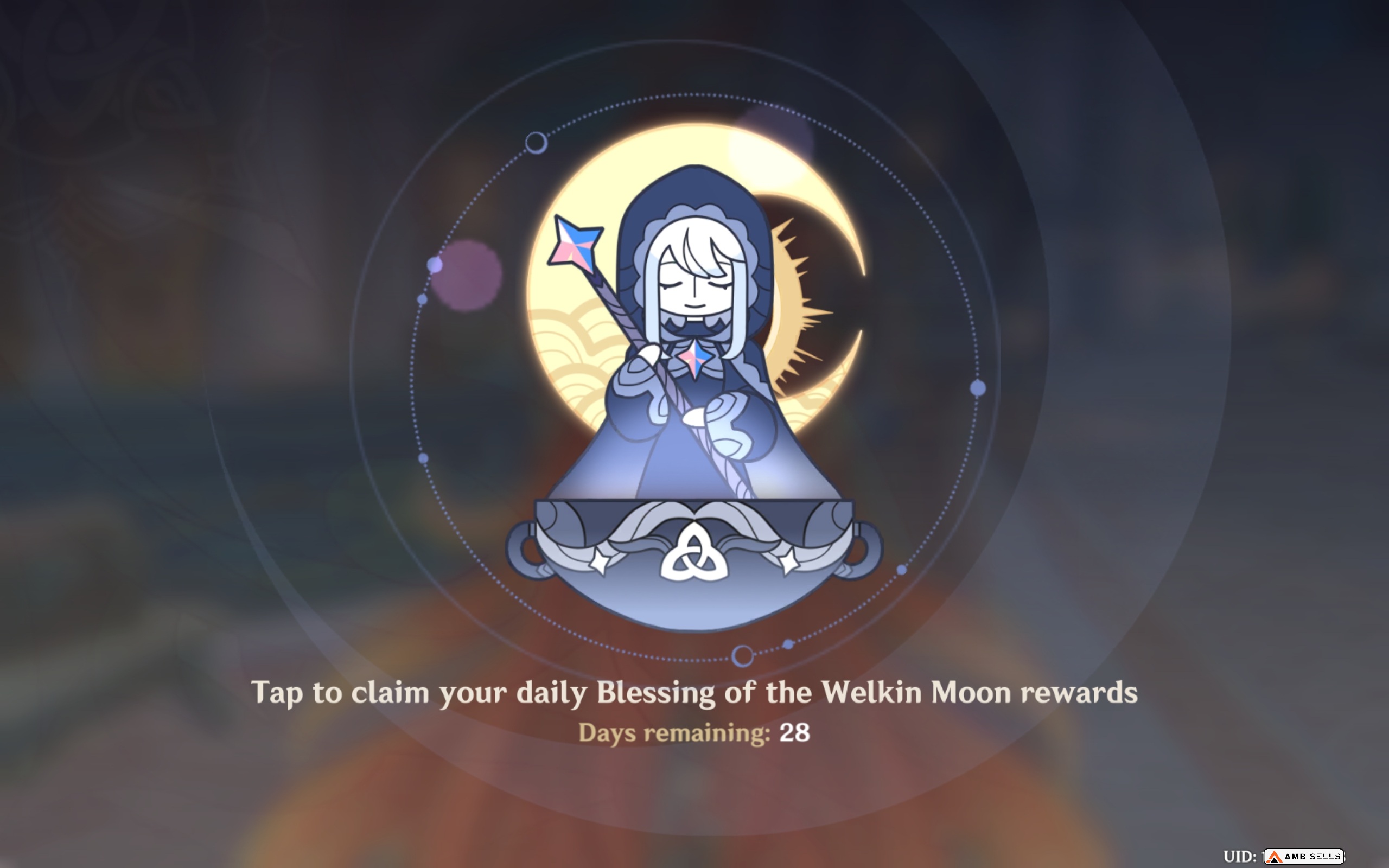 Genshin Impact - Blessing of the Welkin Moon [UID] photo review