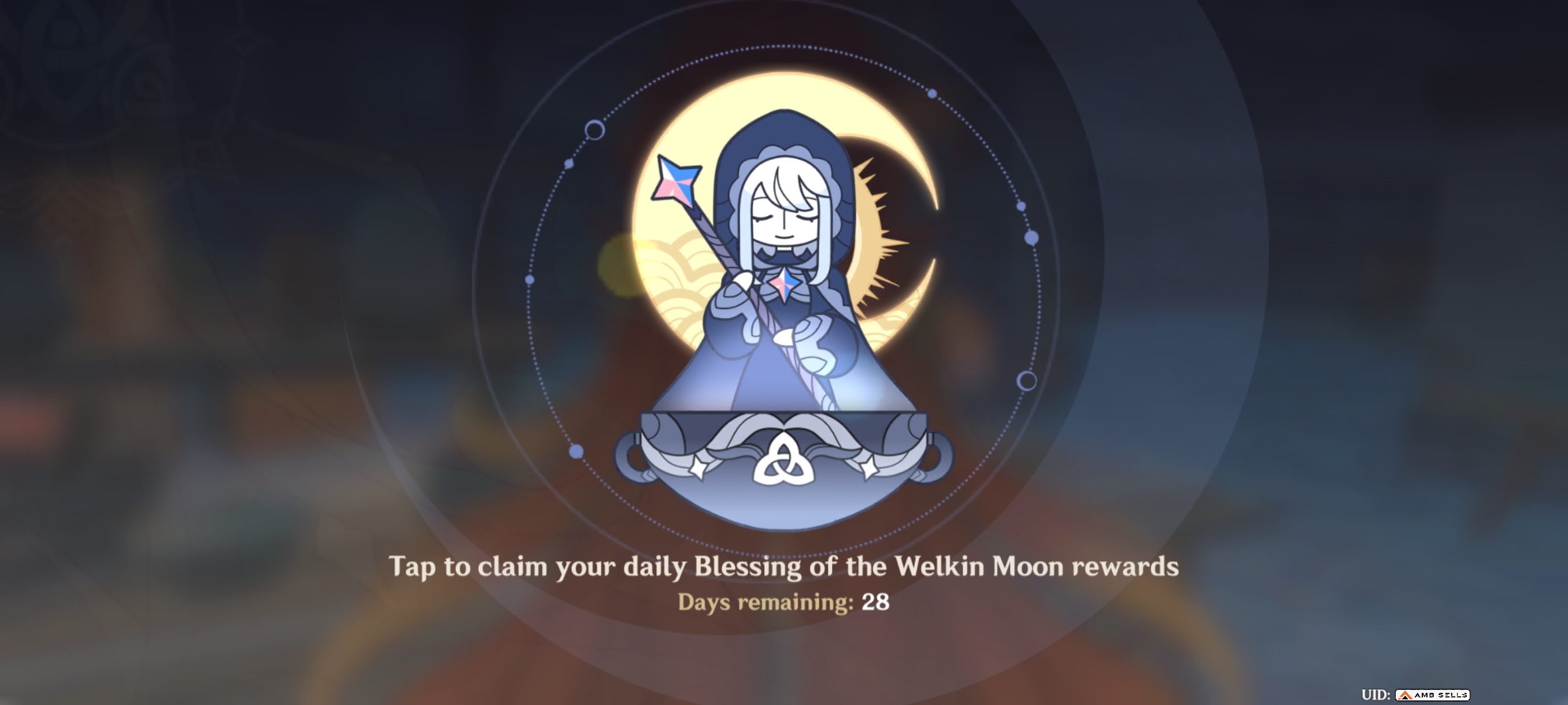 Genshin Impact - Blessing of the Welkin Moon [UID] photo review