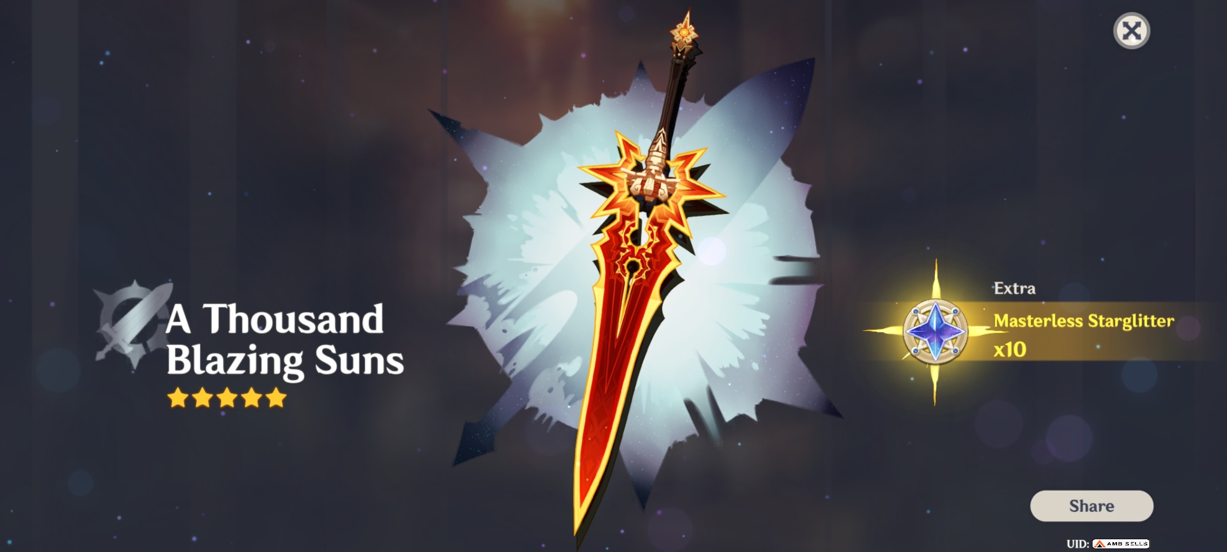Genshin Impact - Blessing of the Welkin Moon [UID] photo review