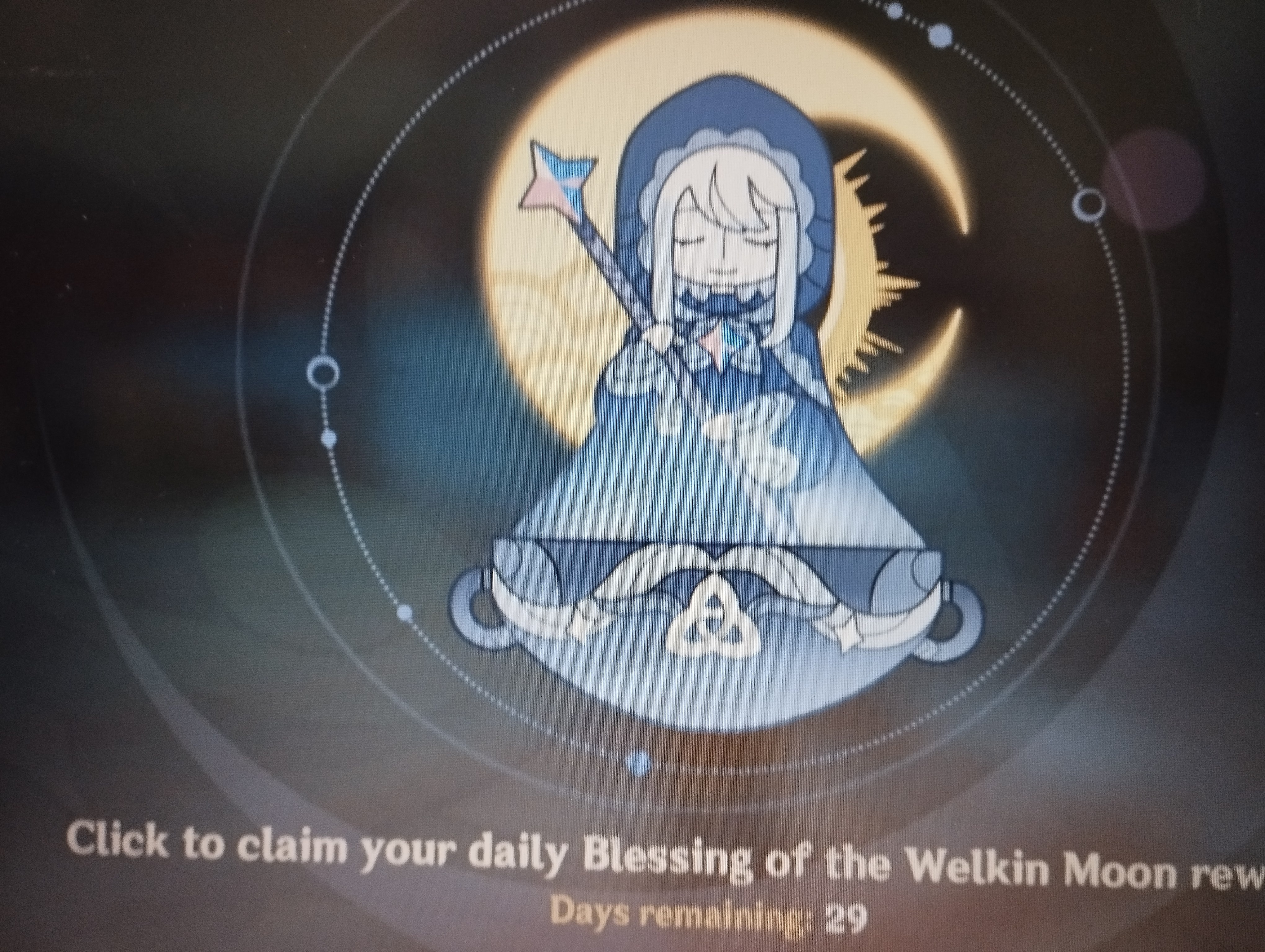 Genshin Impact - Blessing of the Welkin Moon [UID] photo review