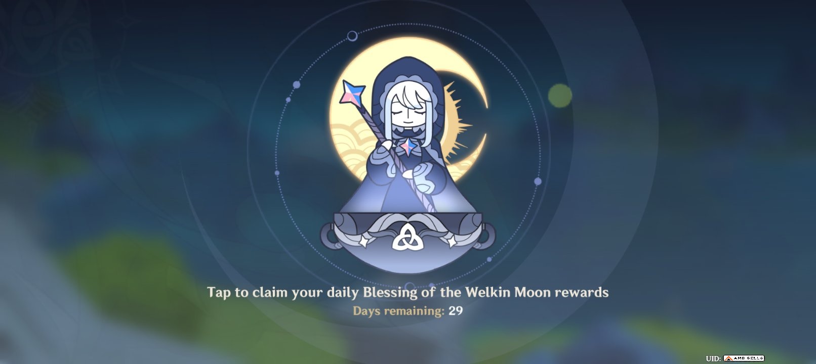 Genshin Impact - Blessing of the Welkin Moon [UID] photo review