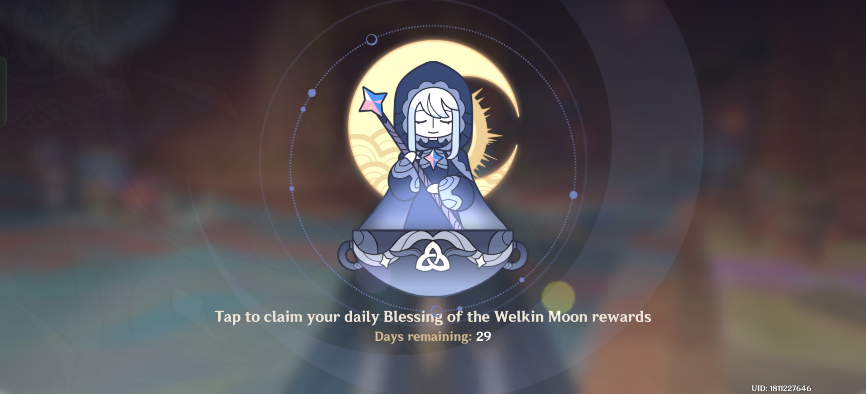 Genshin Impact - Blessing of the Welkin Moon [UID] photo review