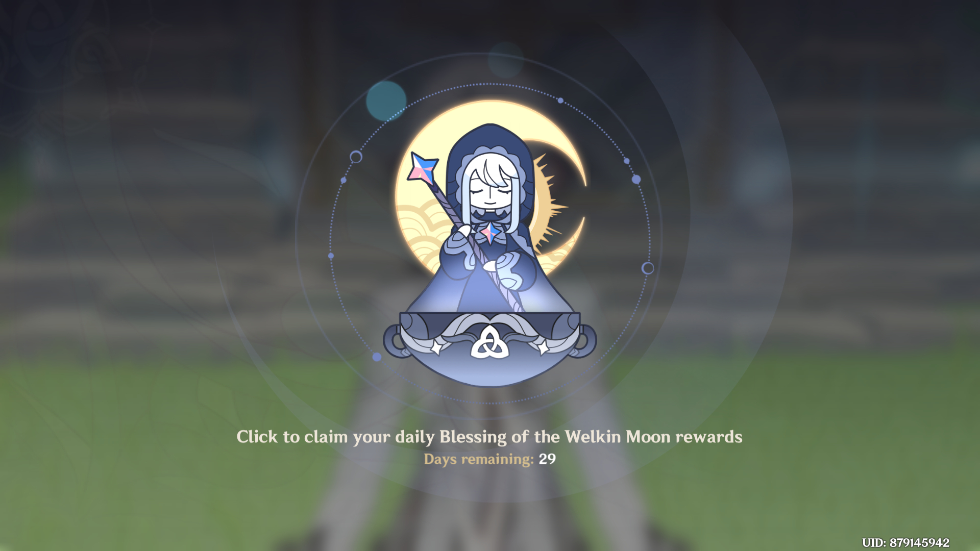 Genshin Impact - Blessing of the Welkin Moon [UID] photo review
