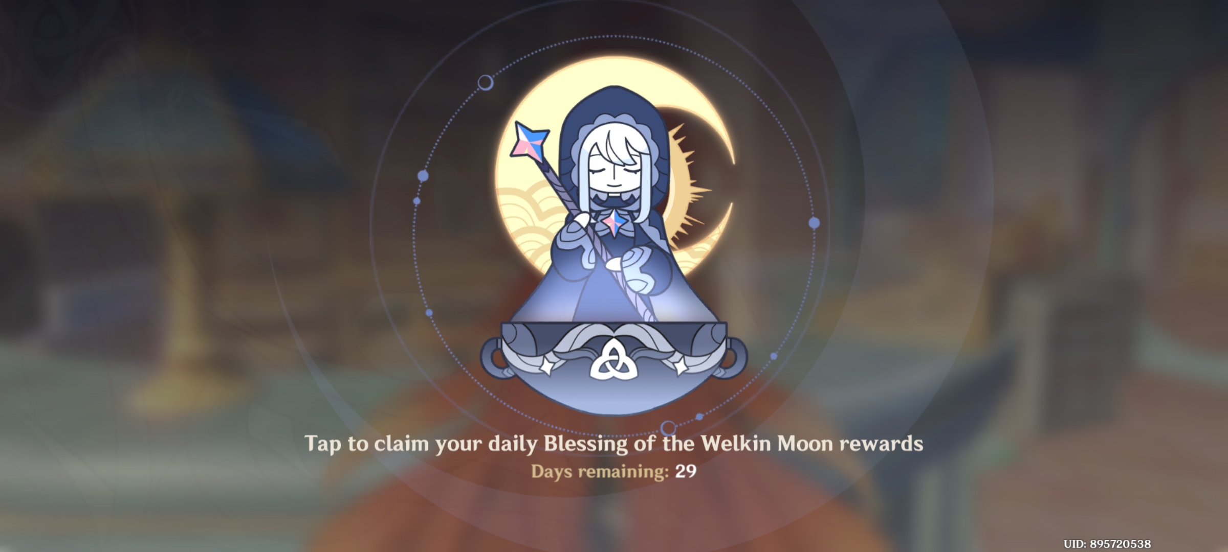 Genshin Impact - Blessing of the Welkin Moon [UID] photo review