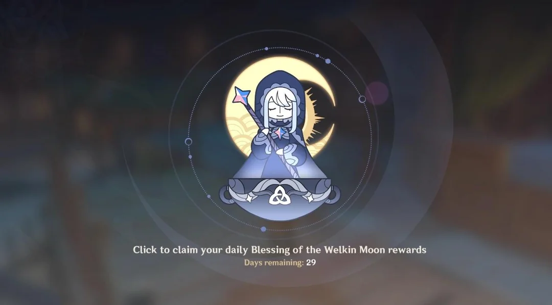Genshin Impact - Blessing of the Welkin Moon [UID] photo review
