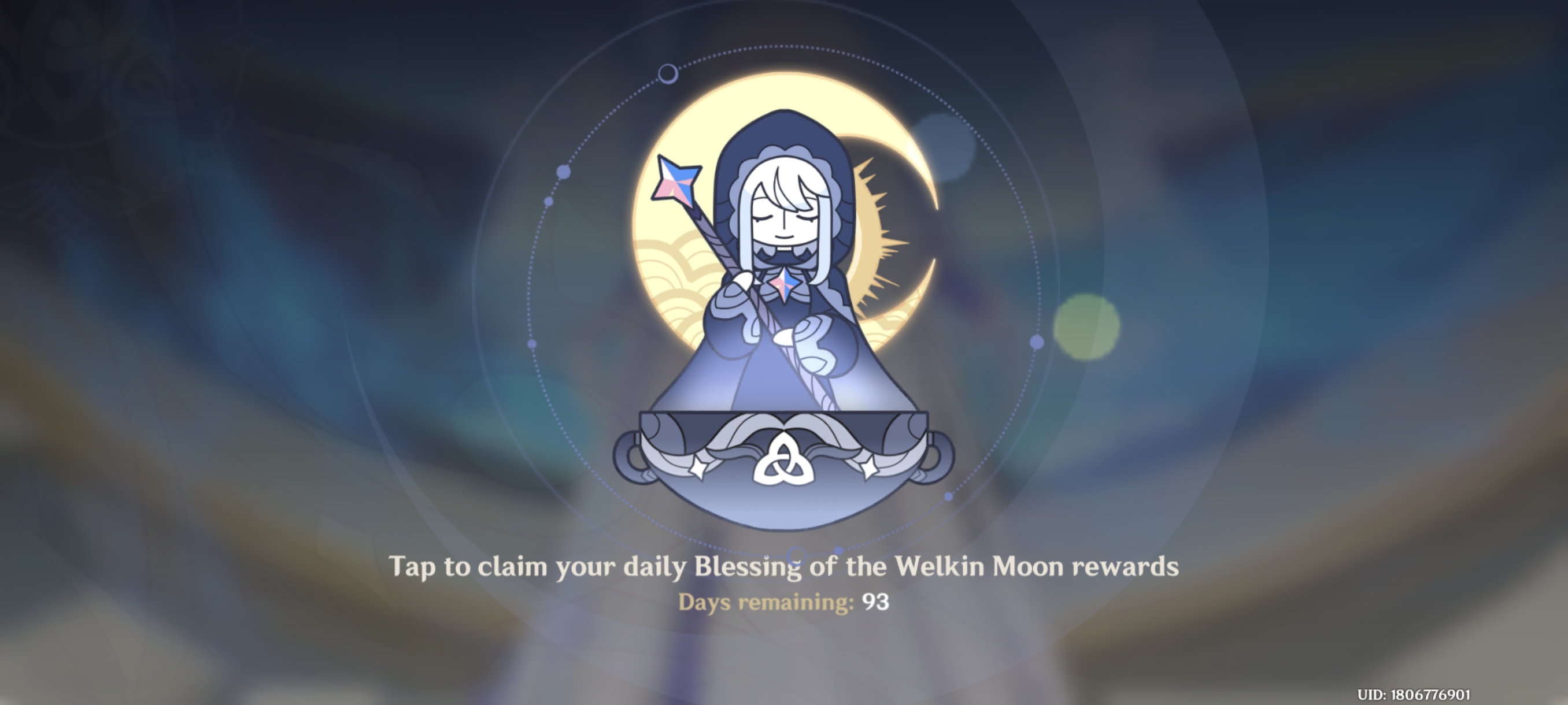 Genshin Impact - Blessing of the Welkin Moon [UID] photo review