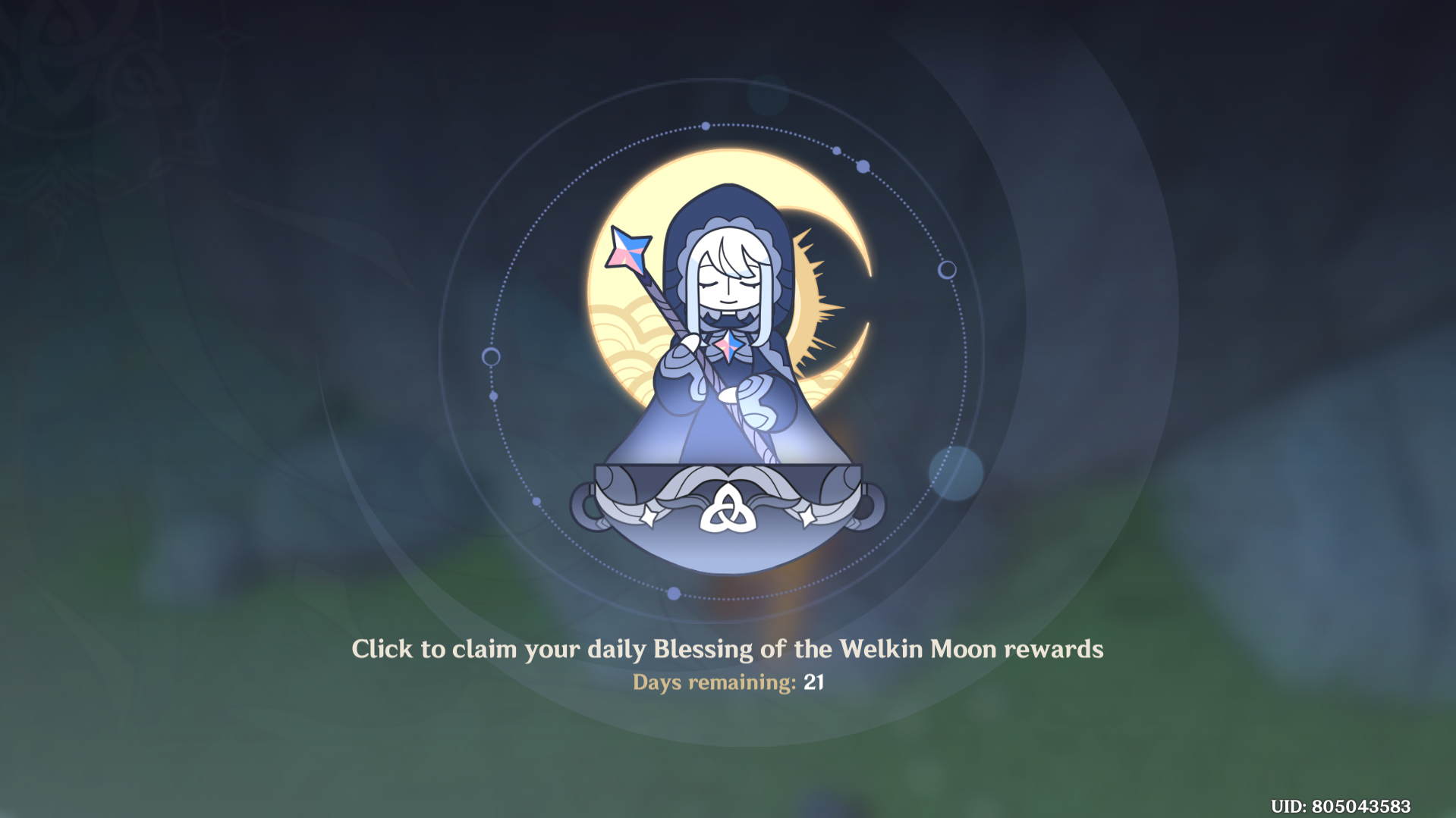 Genshin Impact - Blessing of the Welkin Moon [UID] photo review