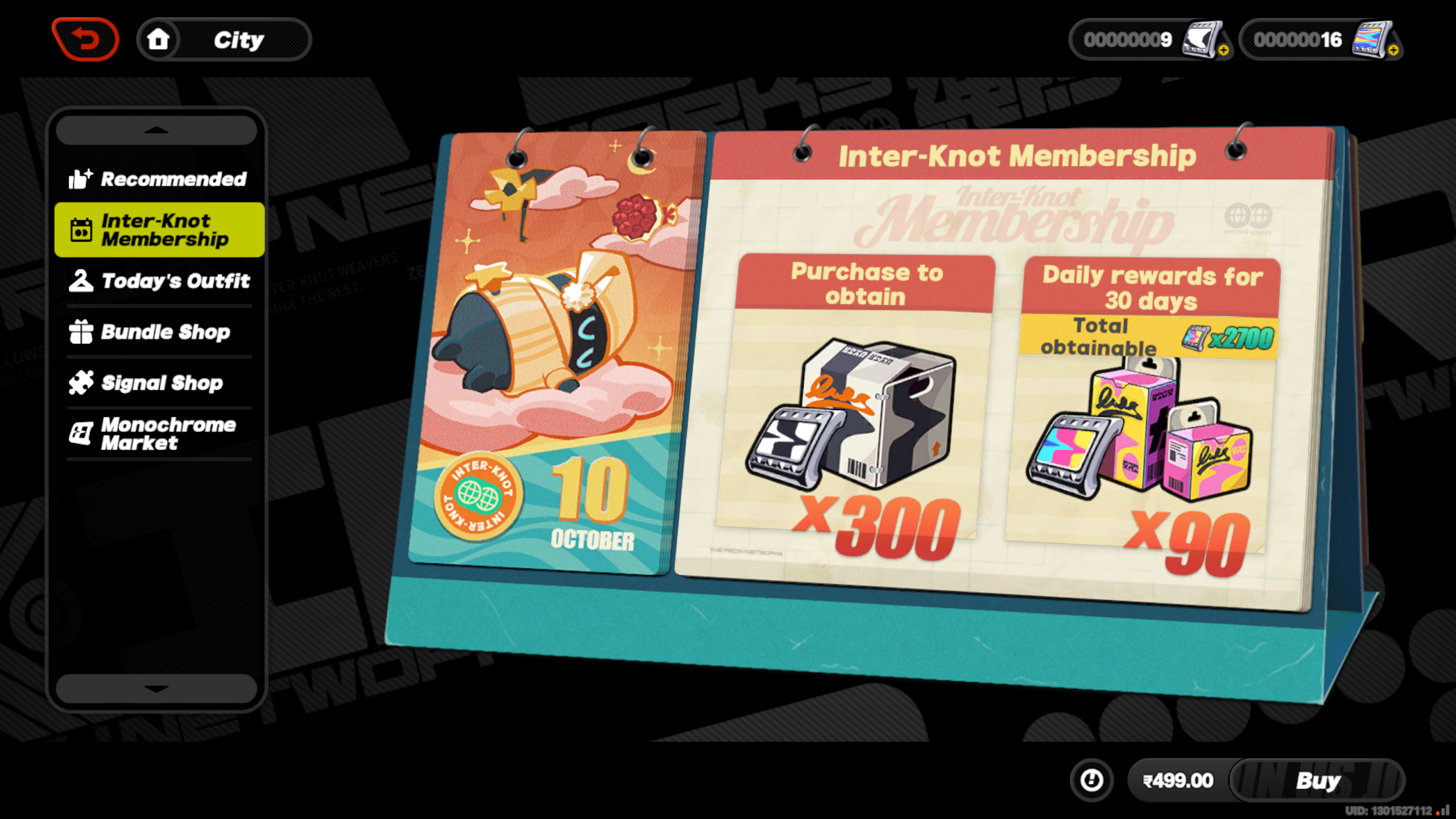 Zenless Zone Zero - Inter Knot Membership [UID] photo review