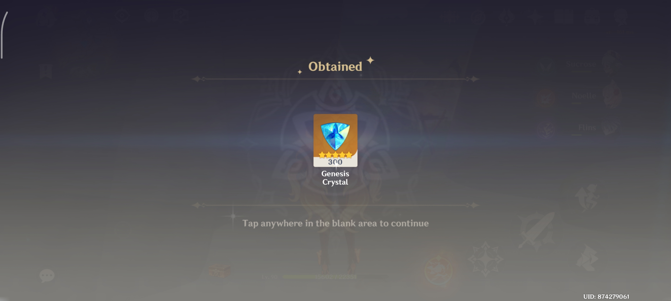 Genshin Impact - Blessing of the Welkin Moon [UID] photo review