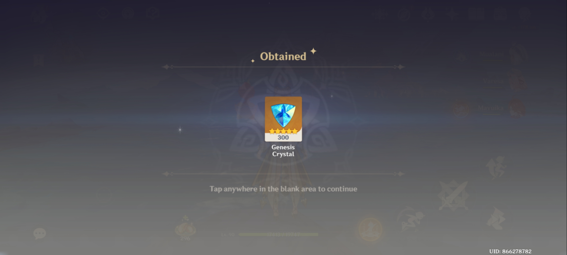 Genshin Impact - Blessing of the Welkin Moon [UID] photo review