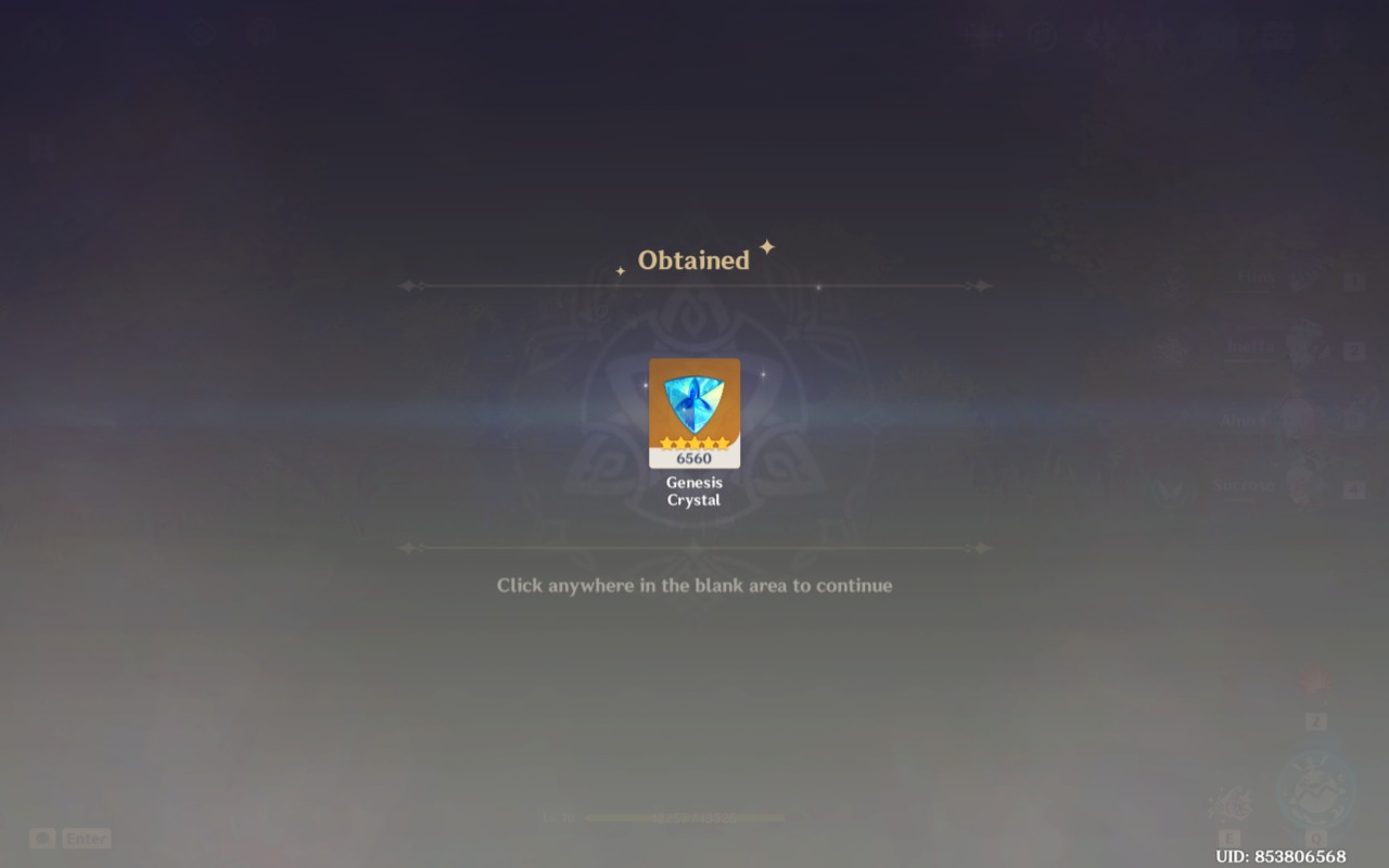Genshin Impact - Genesis Crystals [300-6480] [UID] photo review