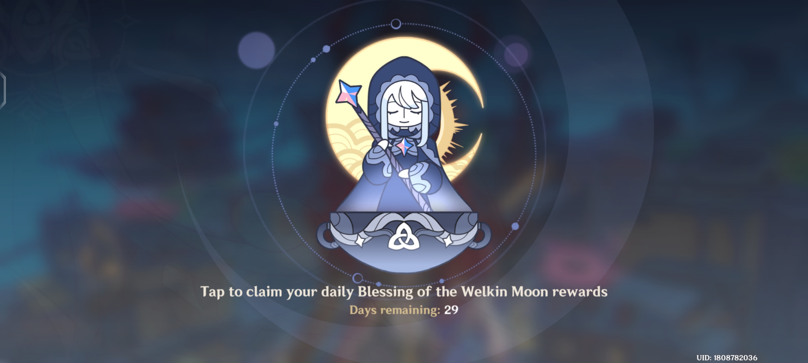 Genshin Impact - Blessing of the Welkin Moon [UID] photo review