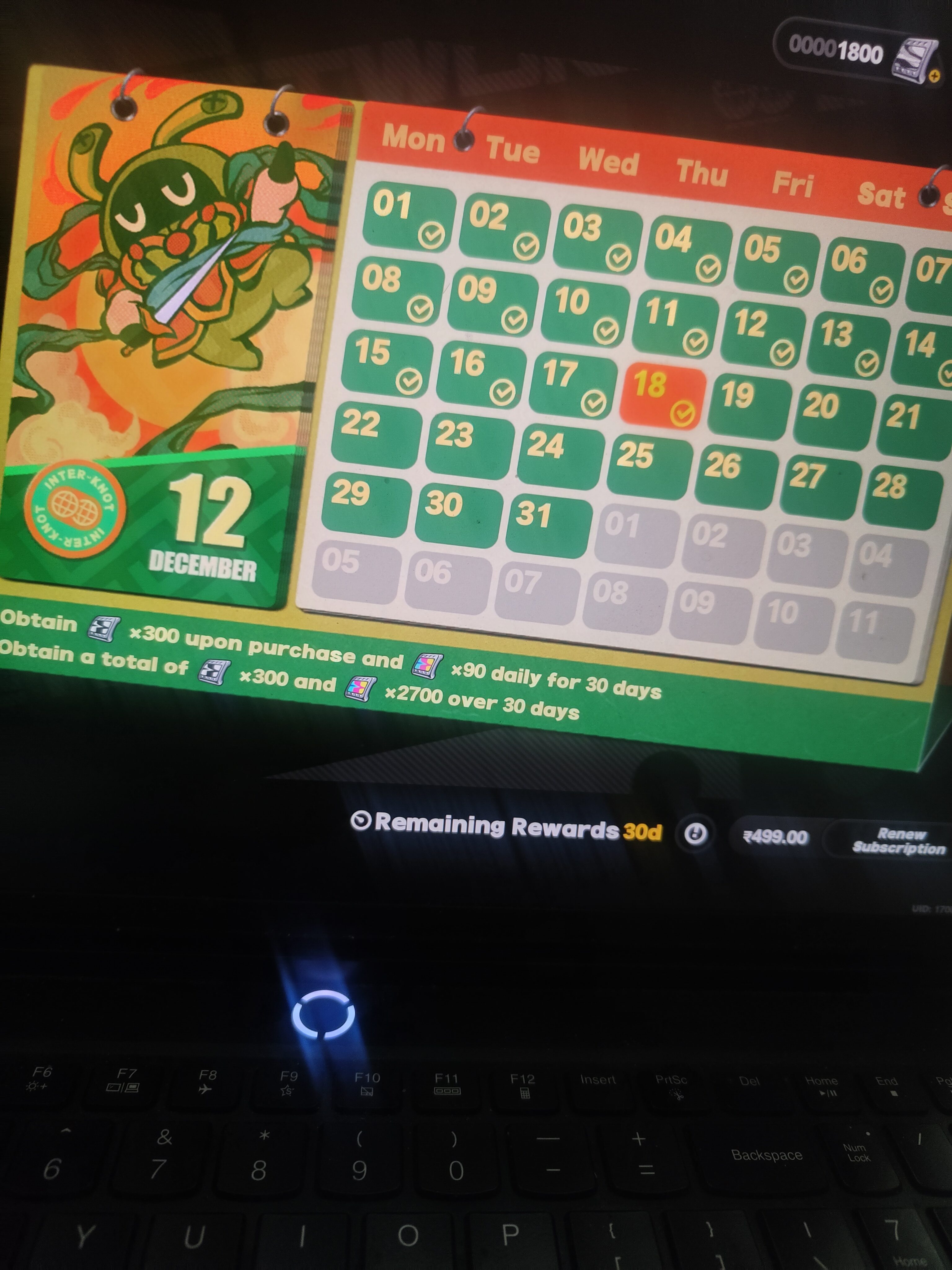 Zenless Zone Zero - Inter Knot Membership [UID] photo review