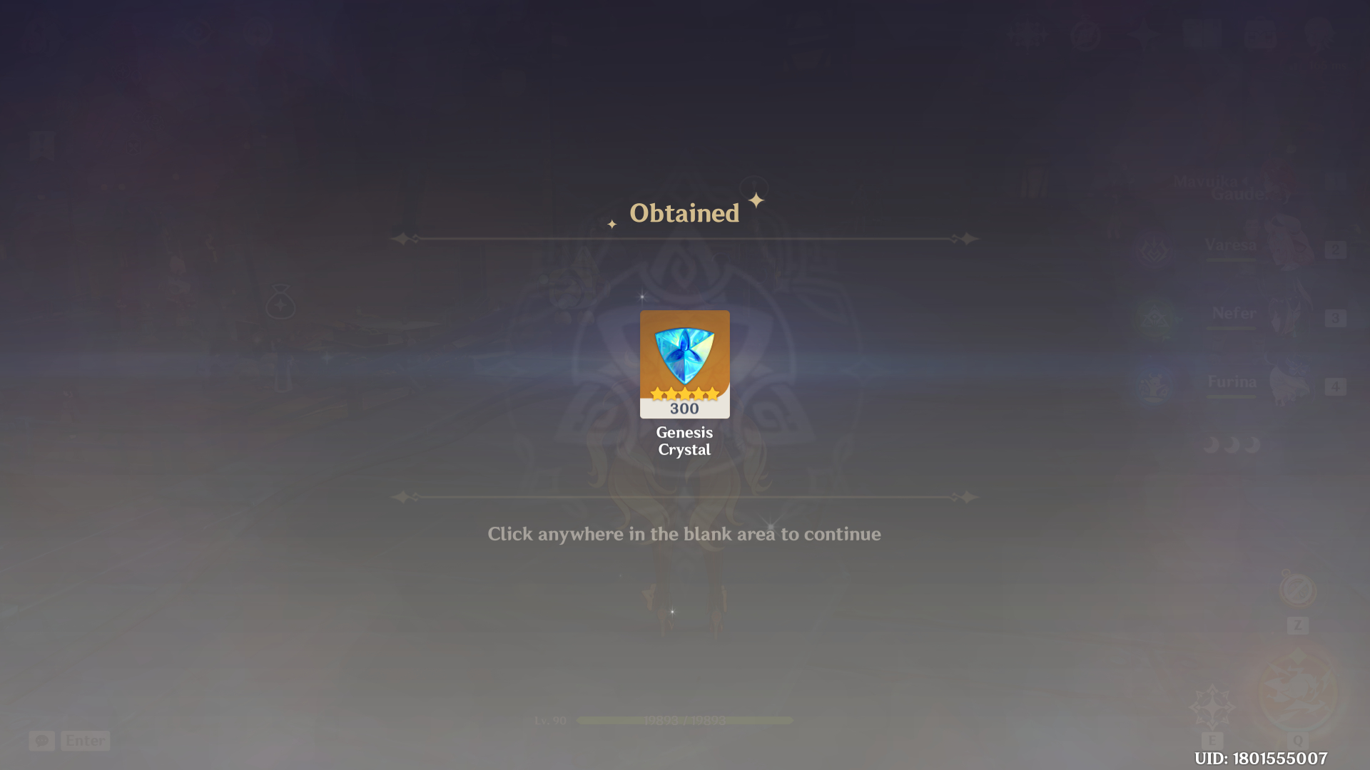 Genshin Impact - Blessing of the Welkin Moon [UID] photo review