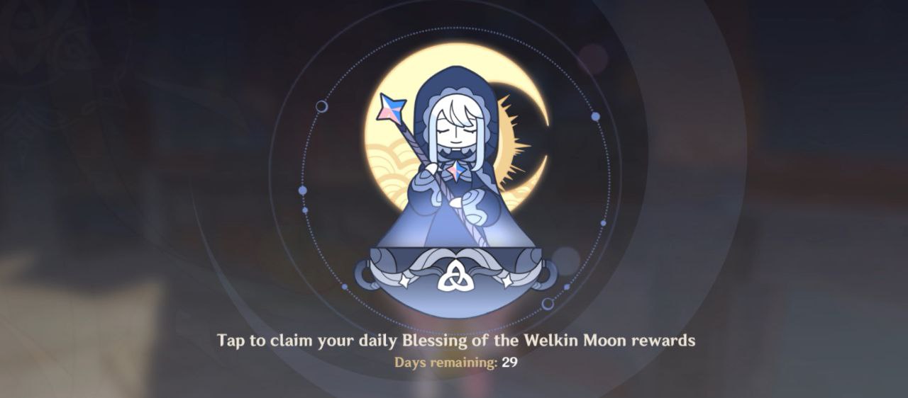 Genshin Impact - Blessing of the Welkin Moon [UID] photo review