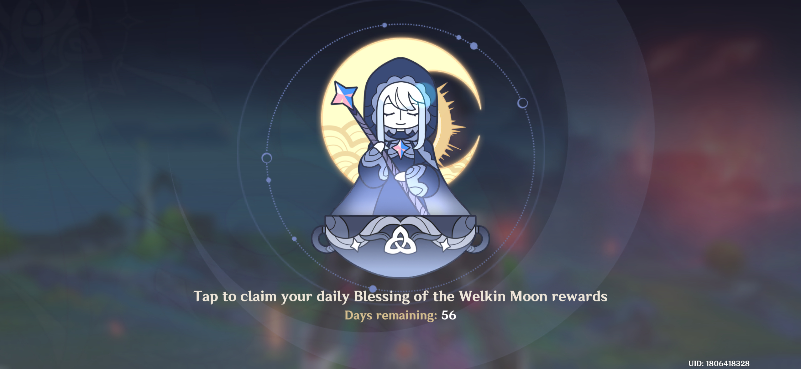 Genshin Impact - Blessing of the Welkin Moon [UID] photo review