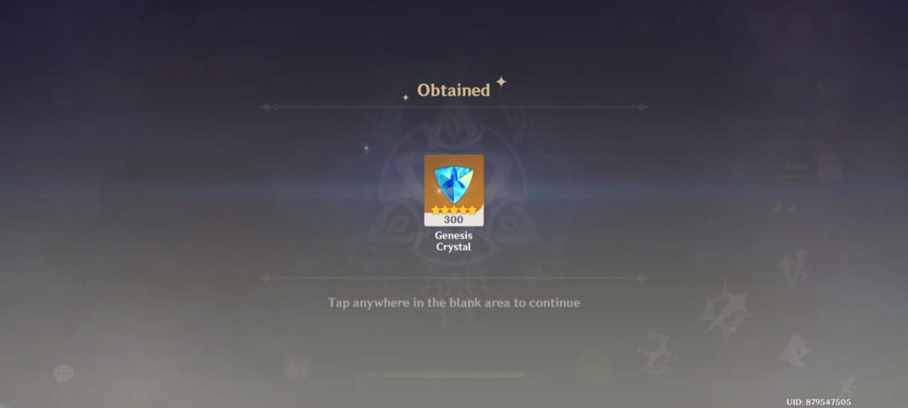 Genshin Impact - Blessing of the Welkin Moon [UID] photo review