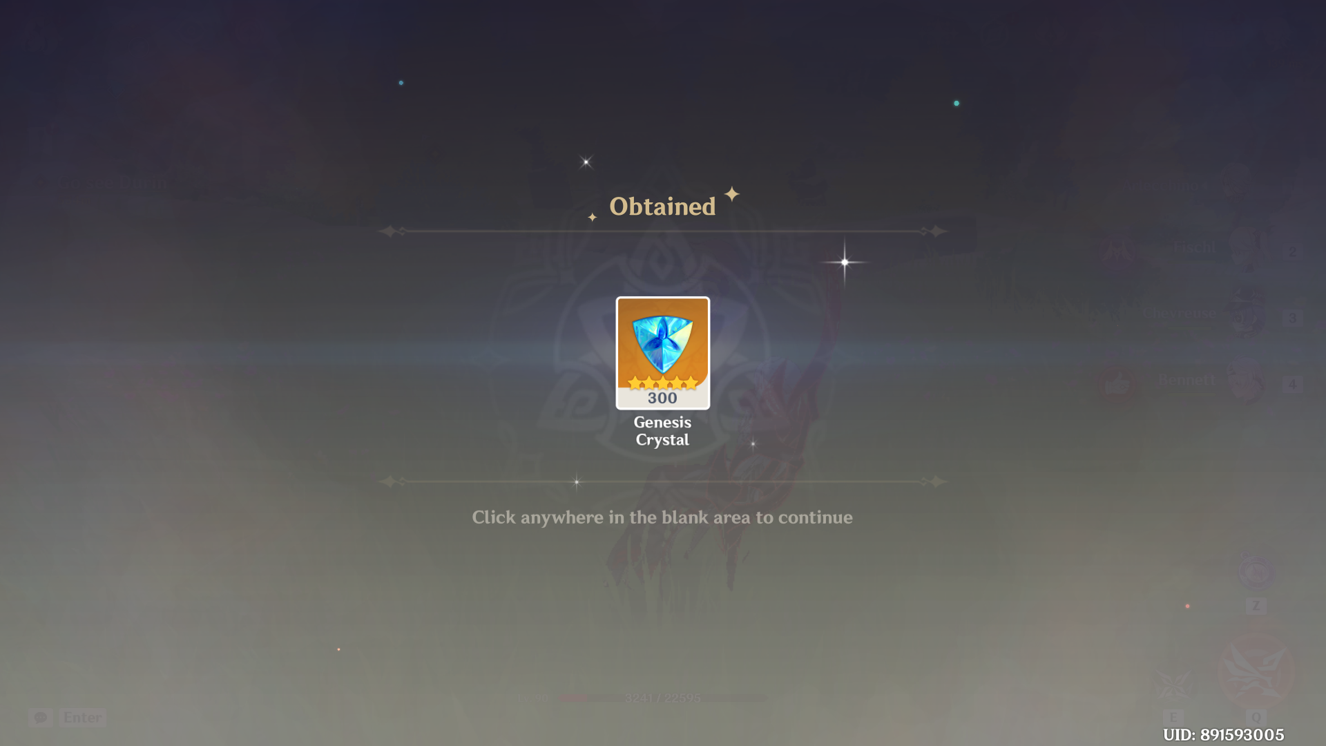 Genshin Impact - Blessing of the Welkin Moon [UID] photo review