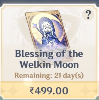 Genshin Impact - Blessing of the Welkin Moon [UID] photo review