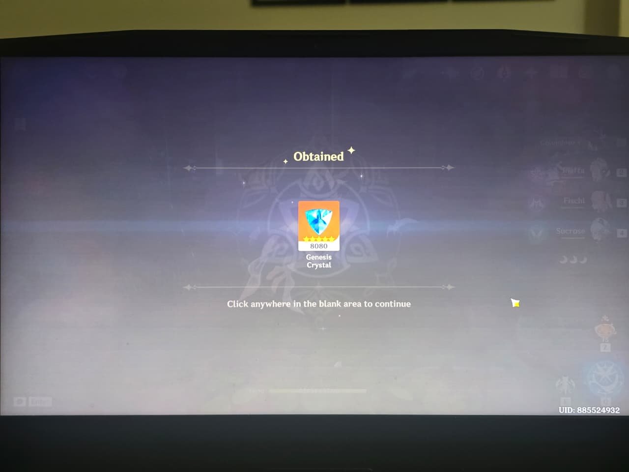 Genshin Impact - Genesis Crystals [300-6480] [UID] photo review