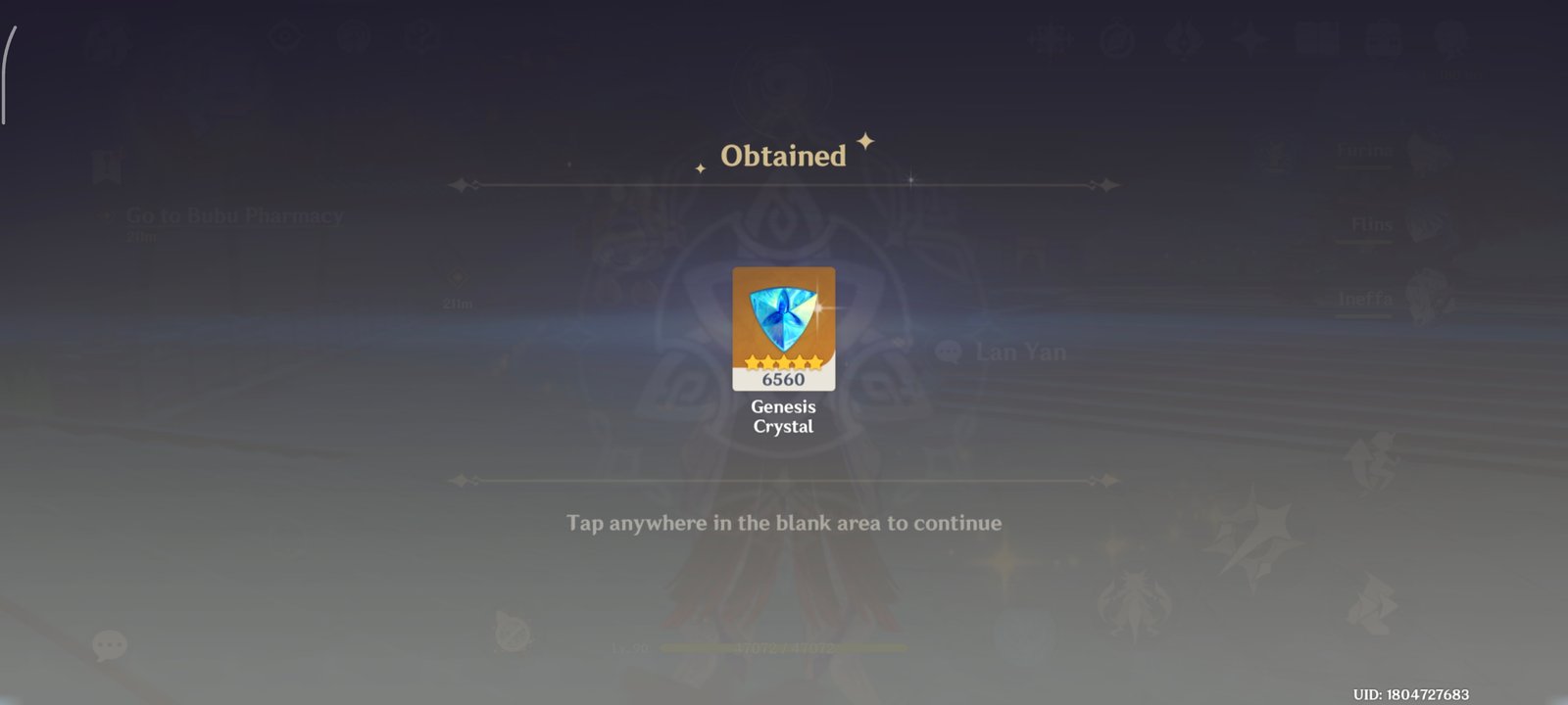 Genshin Impact - Genesis Crystals [300-6480] [UID] photo review