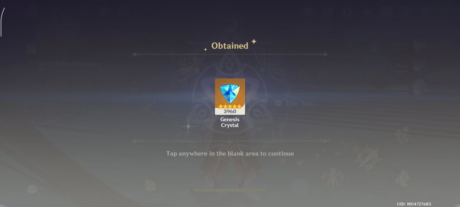 Genshin Impact - Genesis Crystals [300-6480] [UID] photo review