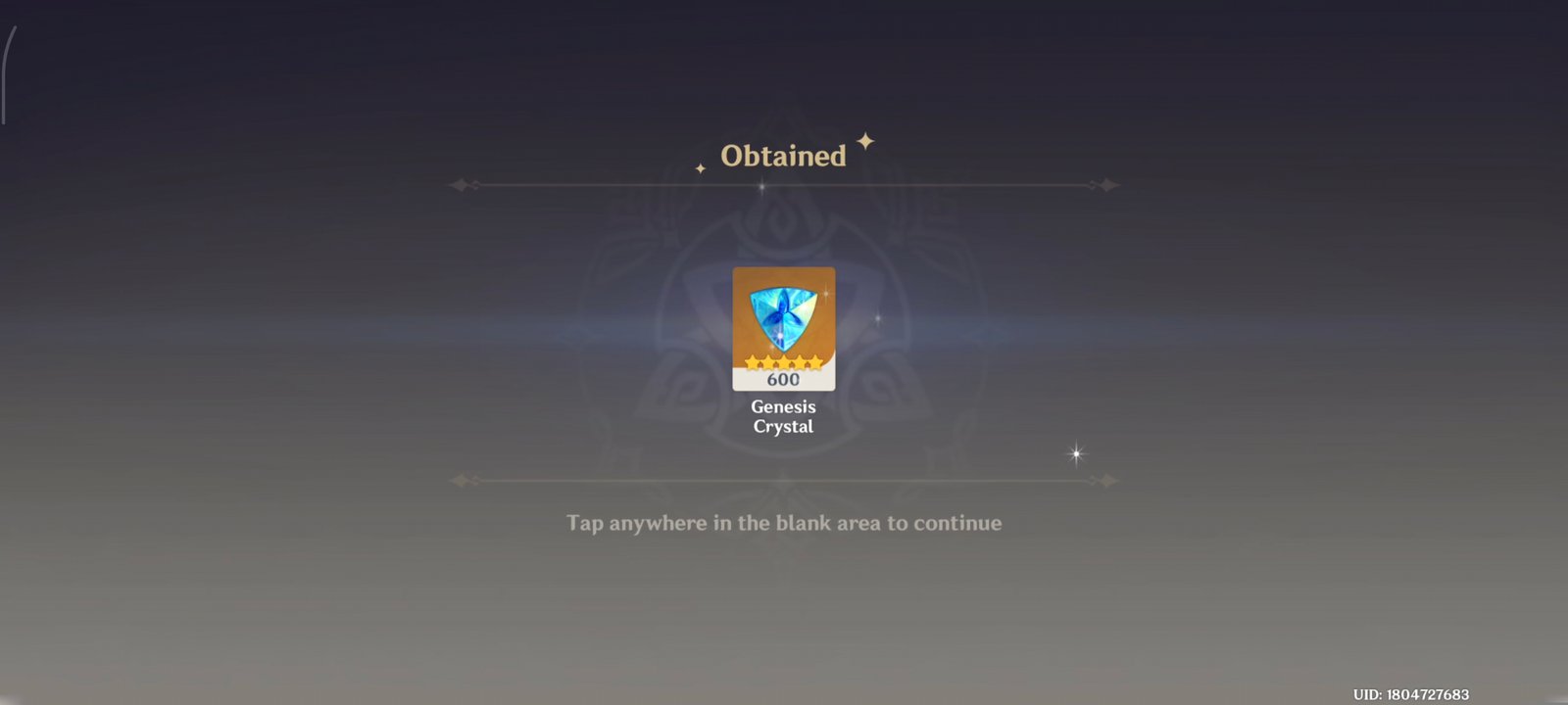Genshin Impact - Genesis Crystals [300-6480] [UID] photo review
