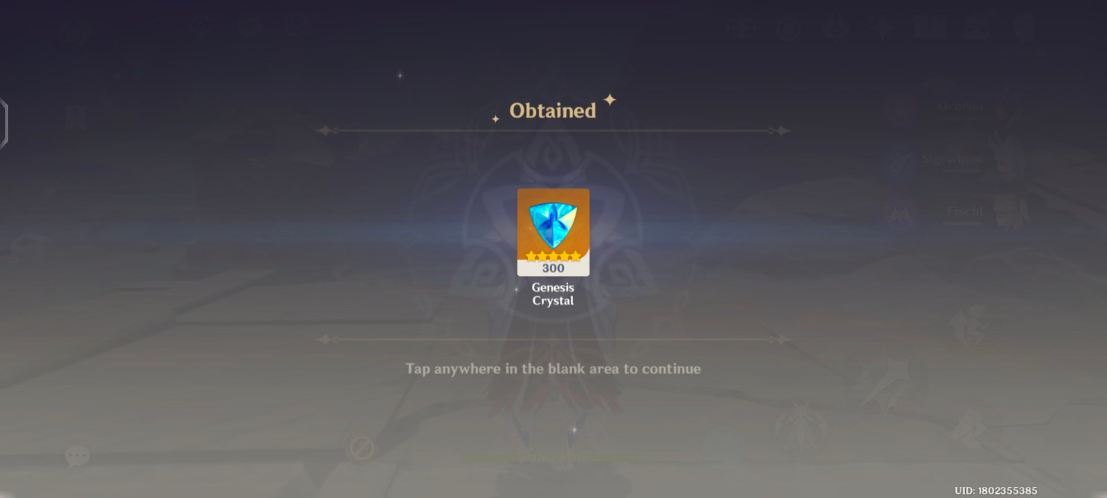 Genshin Impact - Blessing of the Welkin Moon [UID] photo review