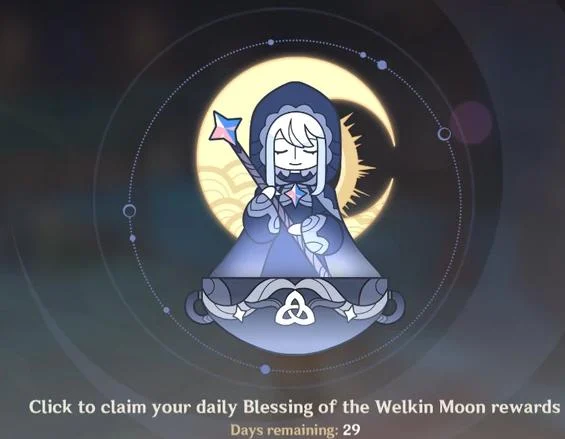 Genshin Impact - Blessing of the Welkin Moon [UID] photo review