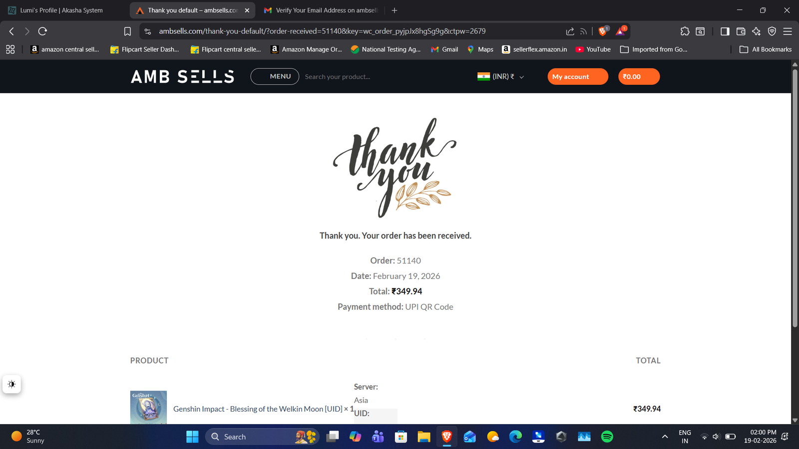 Genshin Impact - Blessing of the Welkin Moon [UID] photo review