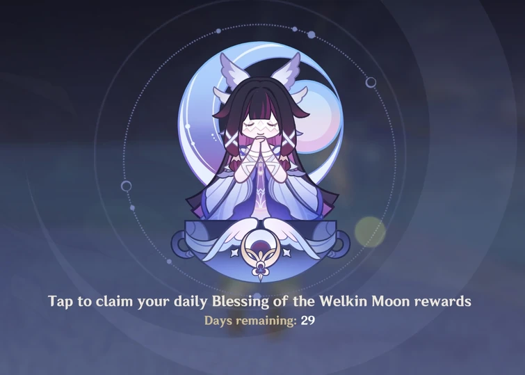 Genshin Impact - Blessing of the Welkin Moon [UID] photo review
