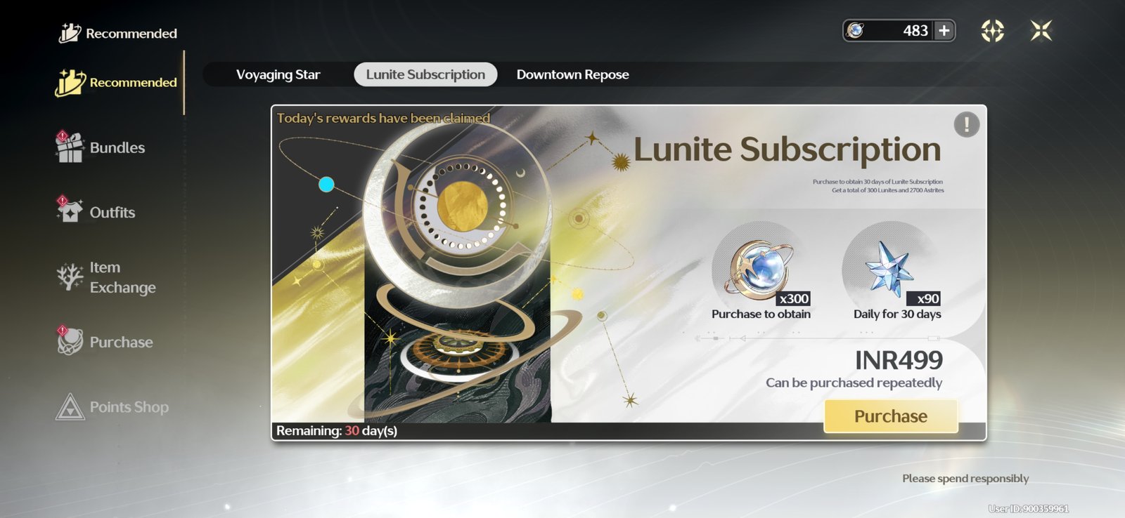 Wuthering Waves – Lunite Subscription [UID] photo review