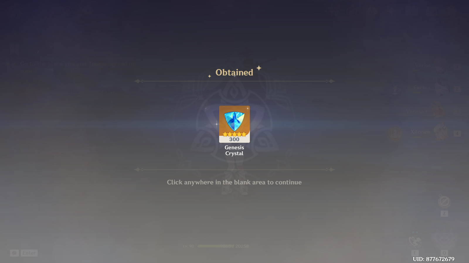 Genshin Impact - Blessing of the Welkin Moon [UID] photo review