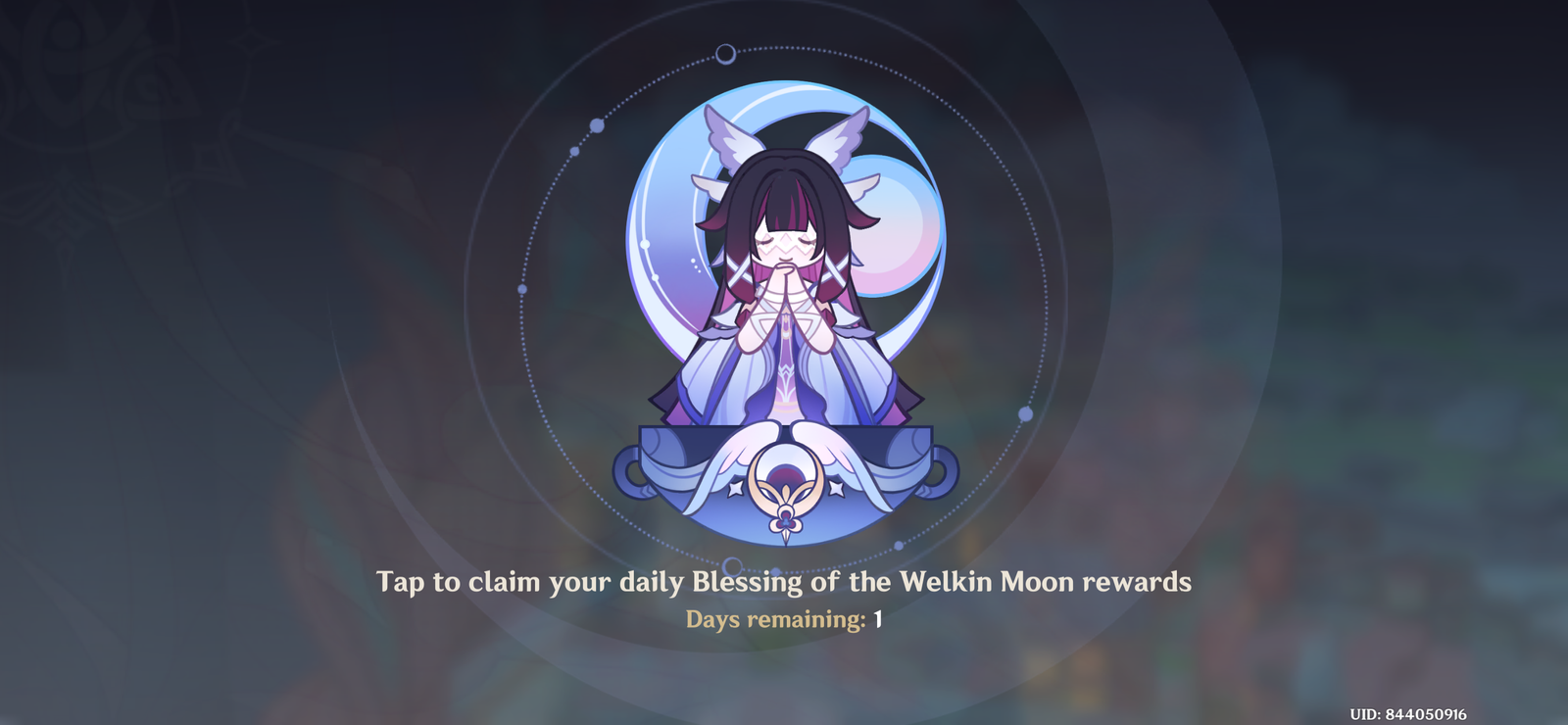 Genshin Impact - Blessing of the Welkin Moon [UID] photo review