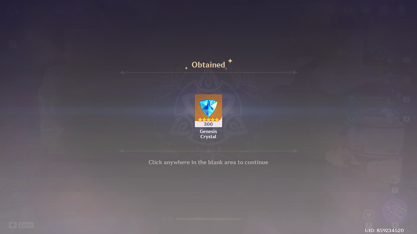 Genshin Impact - Blessing of the Welkin Moon [UID] photo review