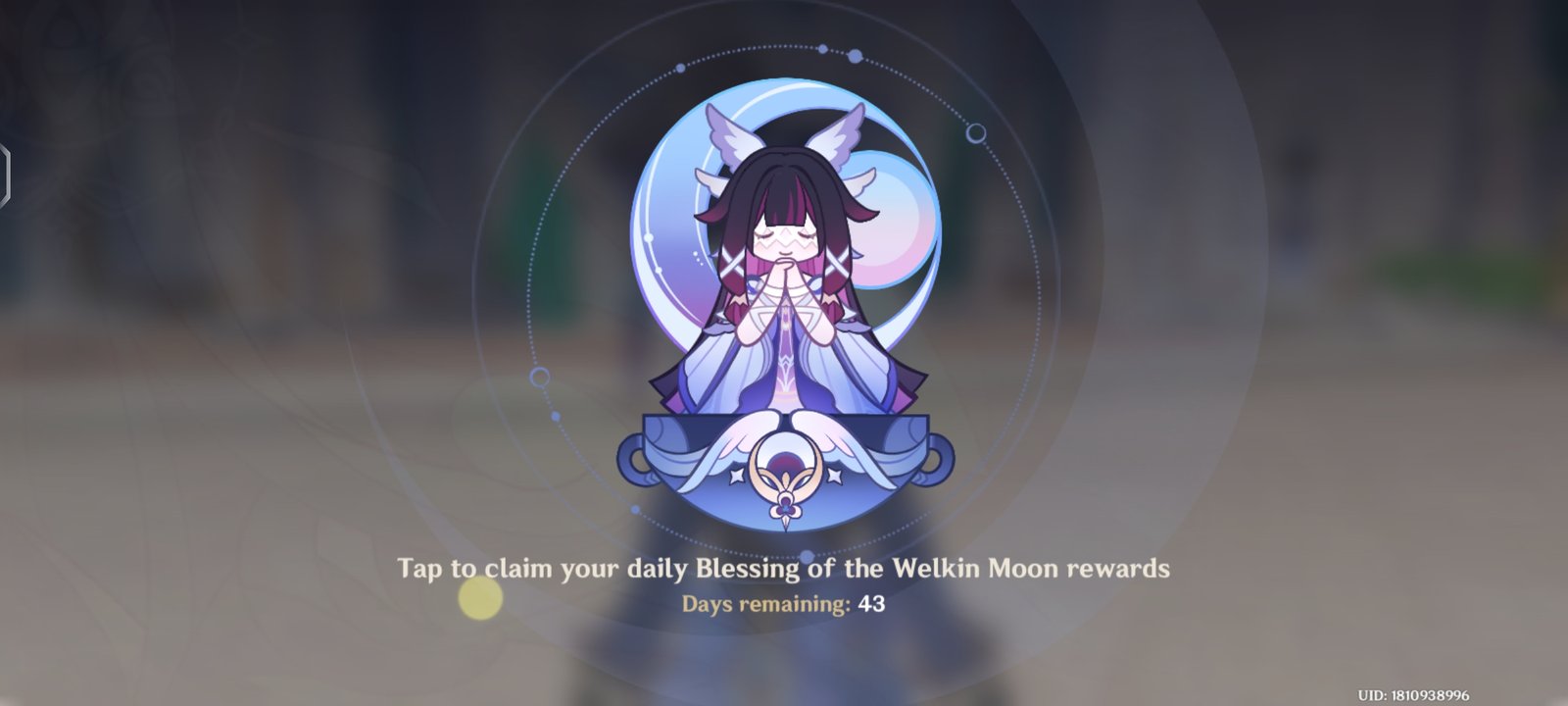 Genshin Impact - Blessing of the Welkin Moon [UID] photo review