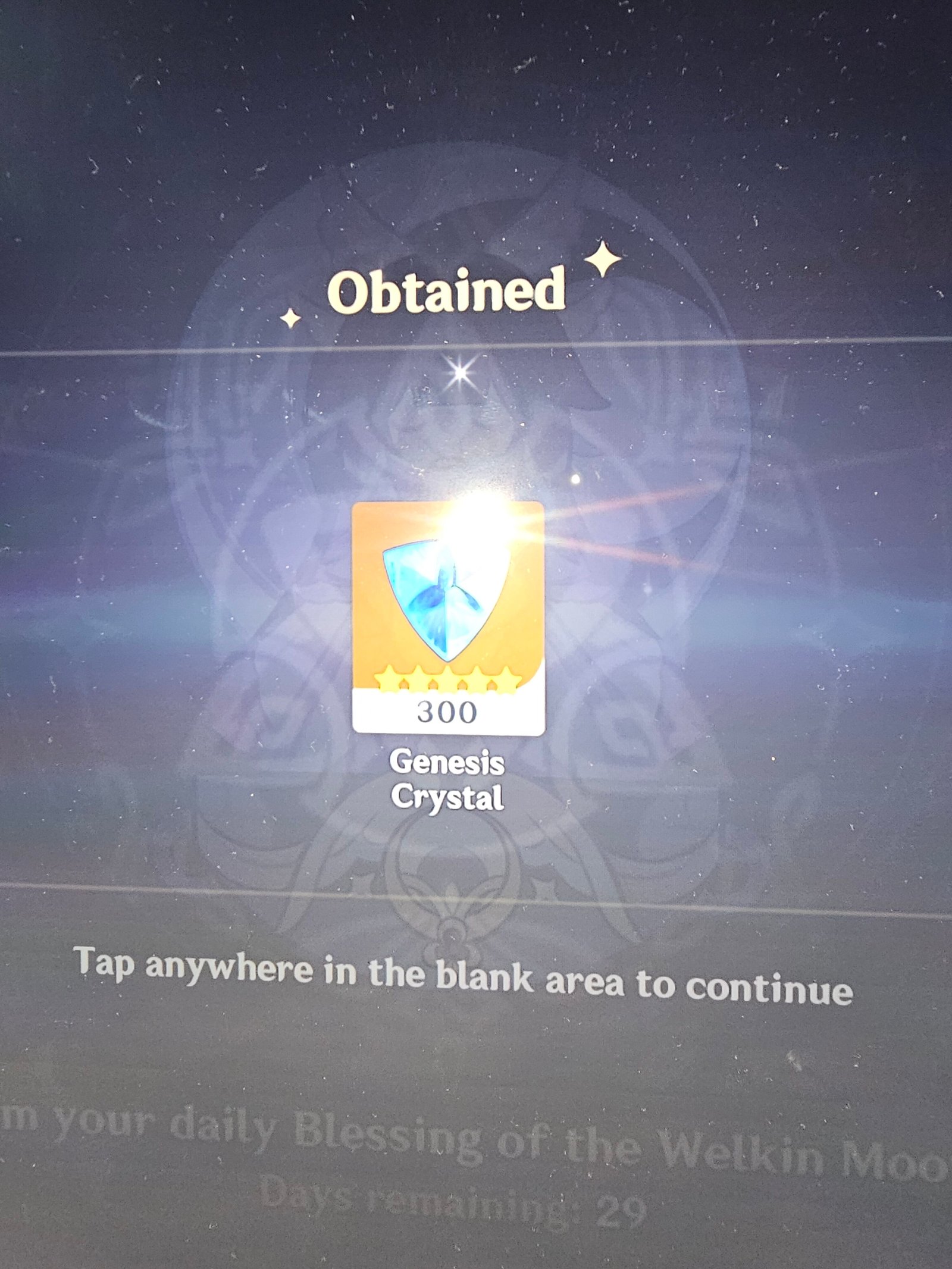 Genshin Impact - Blessing of the Welkin Moon [UID] photo review