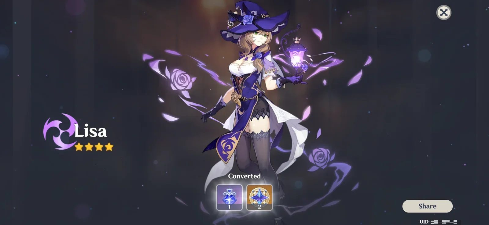 Genshin Impact - Blessing of the Welkin Moon [UID] photo review