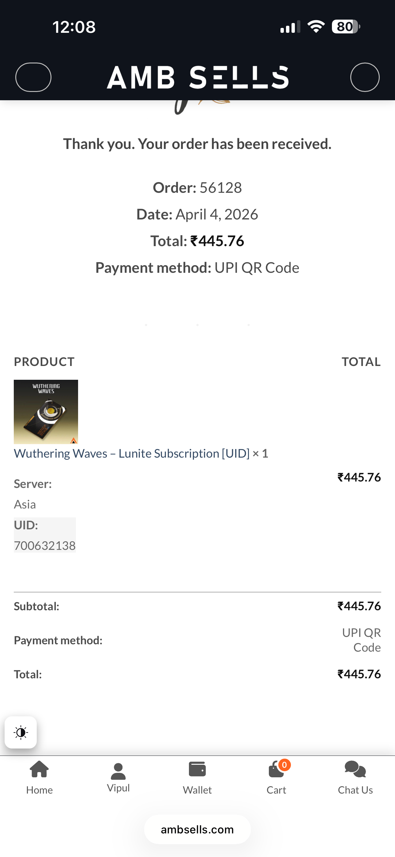 Wuthering Waves – Lunite Subscription [UID] photo review