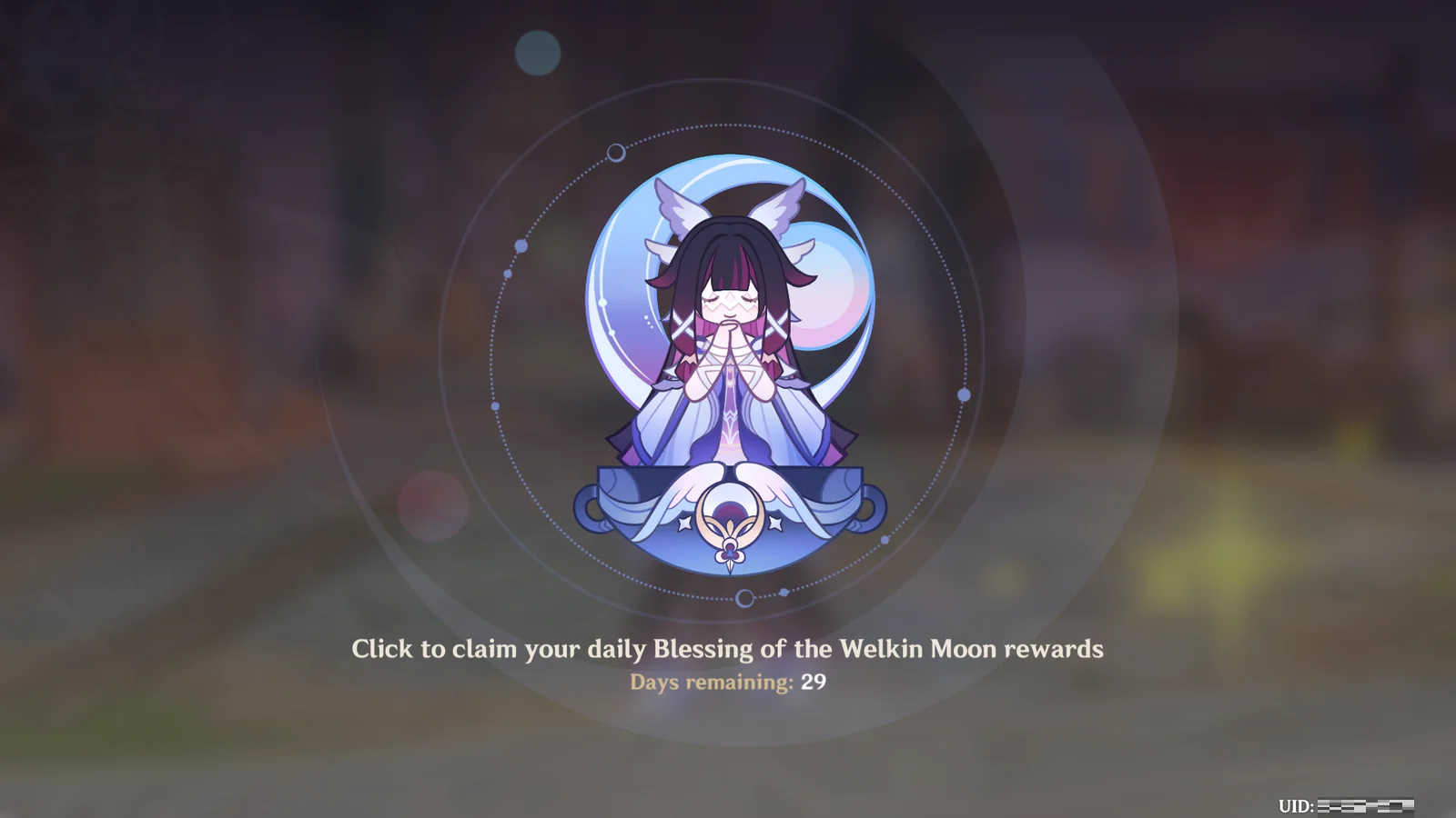 Genshin Impact - Blessing of the Welkin Moon [UID] photo review