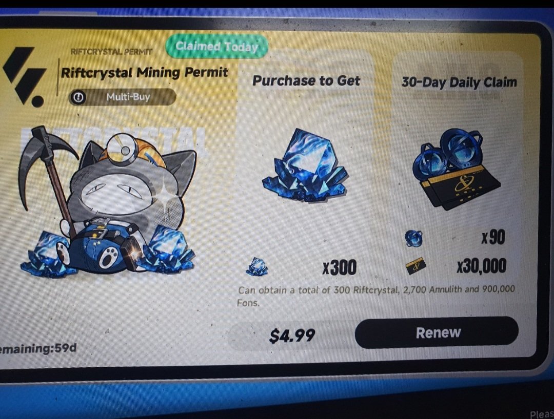 Neverness to Everness – Mining Permit [Login] photo review